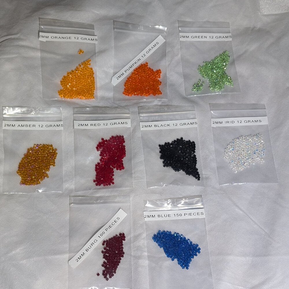 1650 PIECES Swarovski Bicone Beads Wholesale Lot 2MM CRYSTAL AUTHENTIC ORIGINAL